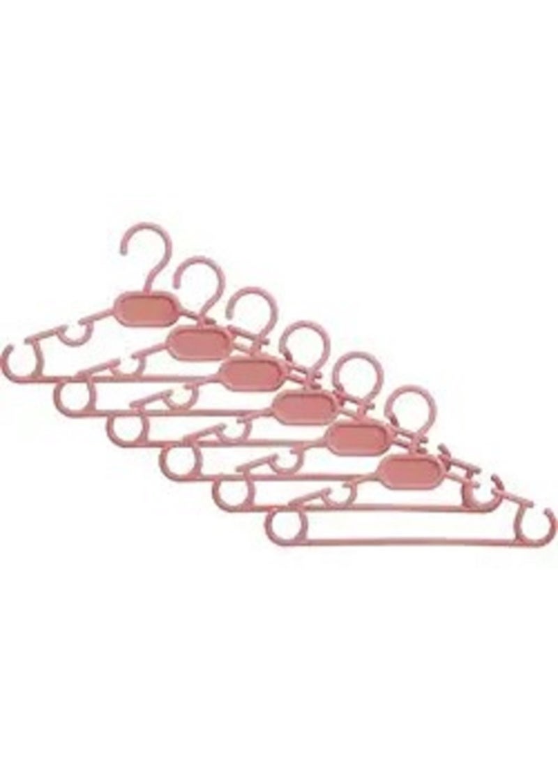 favilla Heavy-duty plastic children's clothes hanger set - non-slip design with side openings - 24-piece set (multiple colors). - Image 5